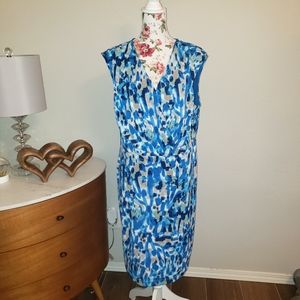 ANN TAYLOR DRESS BLUES NEW SZ XL